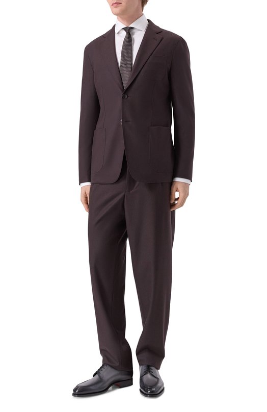 Кашемировые брюки Giorgio Armani GM000249/TE10115 Коричневый  GM000249/TE10115 Фото 2