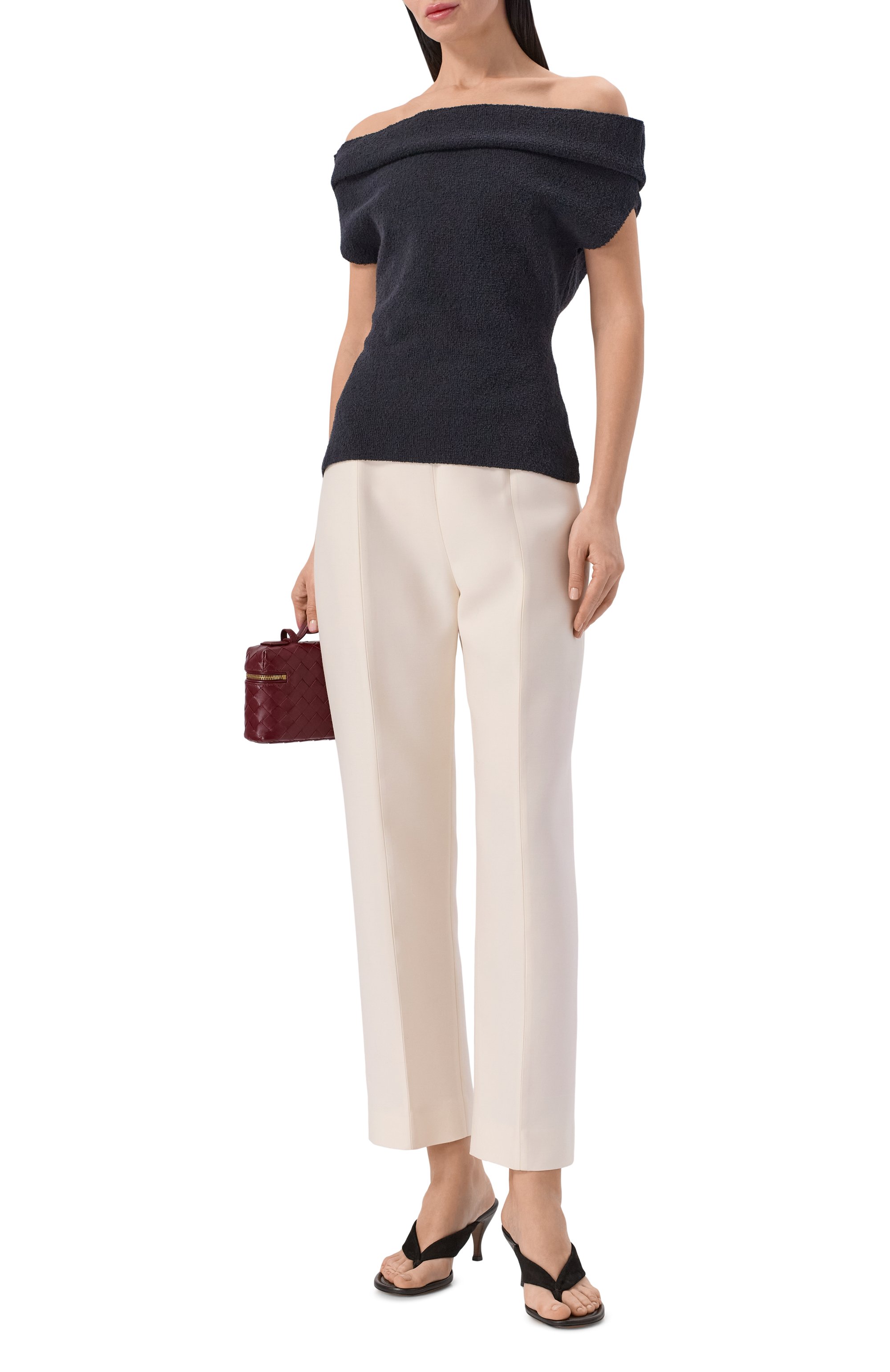 Кожаные мюли megrez NEOUS черного цвета по цене 78200 руб., арт. 00516B01/SUEDE, фото 3 Кожаные мюли megrez NEOUS, арт. 00516B01/SUEDE, фото 3