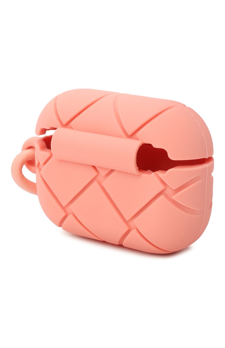 Чехол для airpods pro BOTTEGA VENETA розового цвета, арт. 670190/V0EY1 | Фото 3 (Материал: Пластик; Региональные ограничения белый список (Axapta Mercury): Не проставлено; Нос: Не проставлено)