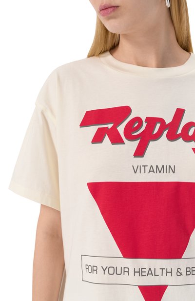 Хлопковая футболка REPLAY, арт. W3378 .000.2660, фото 5
