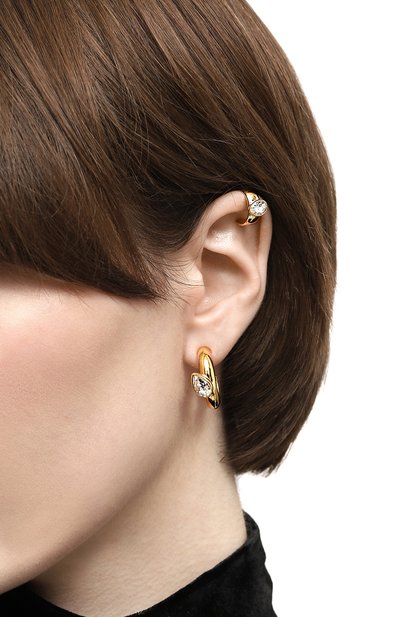 Серьги dextera SWAROVSKI золотого цвета по цене 24000 руб., арт. 5663262, фото 3 Серьги dextera SWAROVSKI, арт. 5663262, фото 3