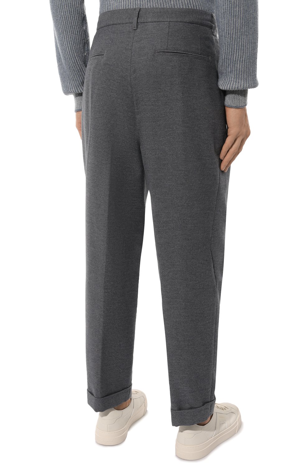 Брюки из хлопка и кашемира GIORGIO ARMANI, арт. GM000288/AF12015, фото 4