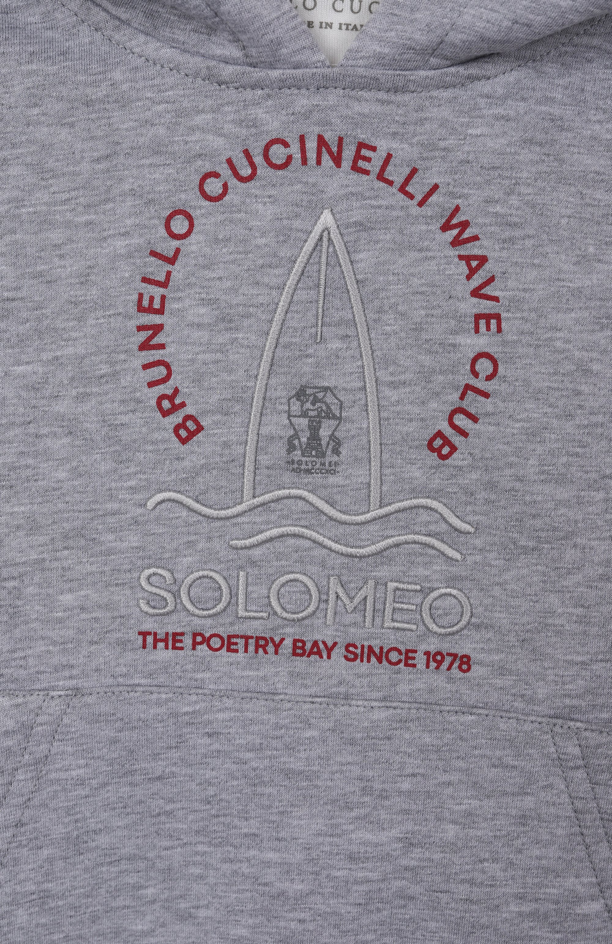 Хлопковое худи BRUNELLO CUCINELLI, арт. BW863E188A, фото 3