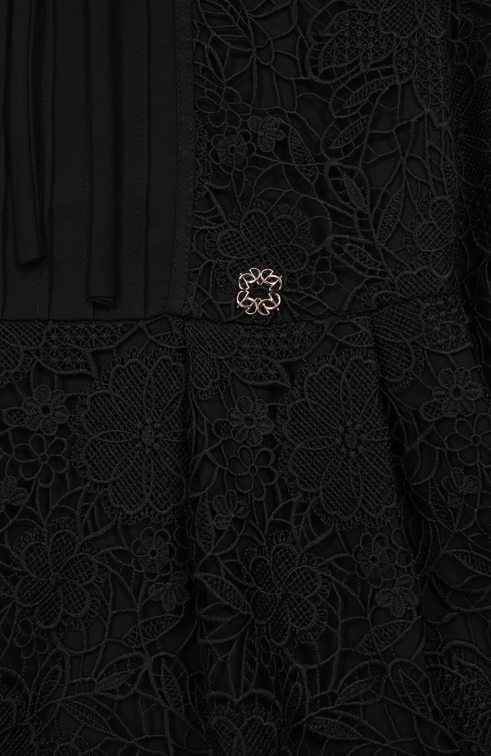 Платье ELIE SAAB JUNIOR черного цвета по цене 103500 руб., арт. EFAB132/TS1131, фото 3 Платье ELIE SAAB JUNIOR, арт. EFAB132/TS1131, фото 3