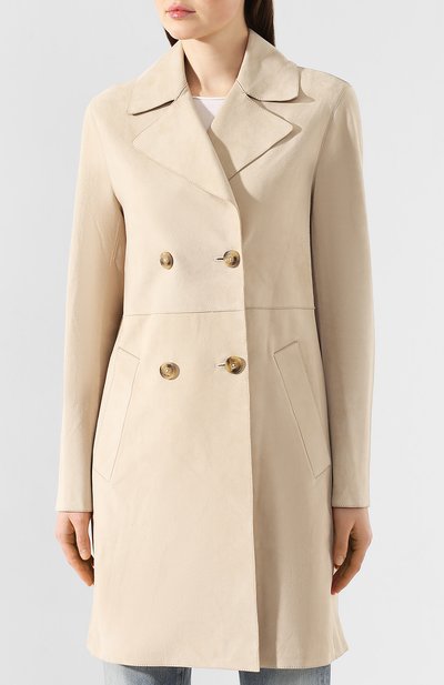 Замшевый тренч YVES SALOMON, арт. 20EYM20592APDF, фото 3