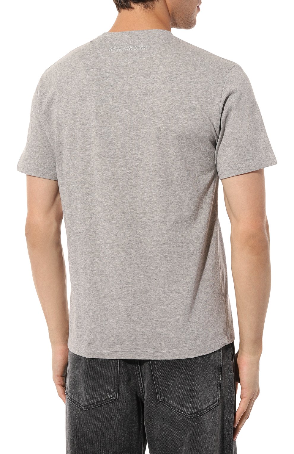 Хлопковая футболка STEFANO RICCI, арт. MNH3302610/803C0, фото 4