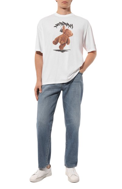 Хлопковая футболка DIEGO VENTURINO, арт. D3W4DVTS0P0NB, фото 2