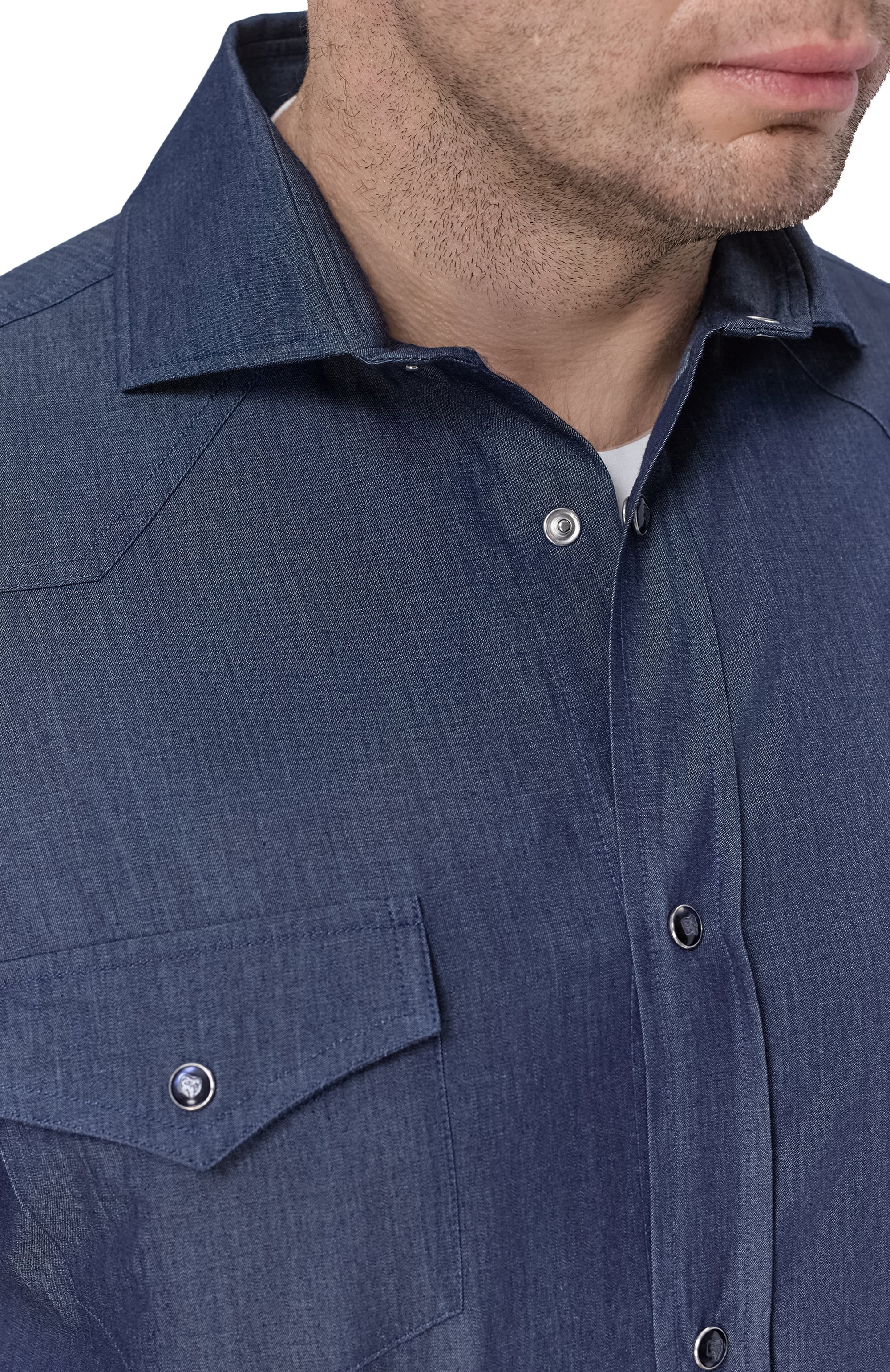 Хлопковая рубашка MARCO PESCAROLO, арт. RIB0T/53J03, фото 5