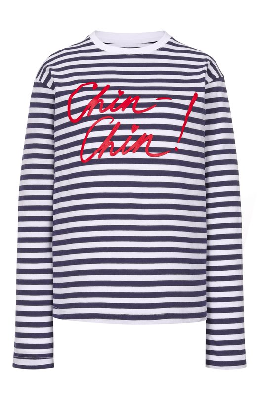 Хлопковый лонгслив Les Archives LA_202 Разноцветный LA_202