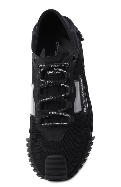 Комбинированные кеды ns1 DOLCE & GABBANA черного цвета по цене 74950 руб., арт. CS1769/AJ968, фото 5 Комбинированные кеды ns1 DOLCE & GABBANA, арт. CS1769/AJ968, фото 5