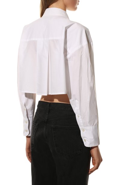 Хлопковая рубашка MSGM, арт. 3241MDE13 227260, фото 4