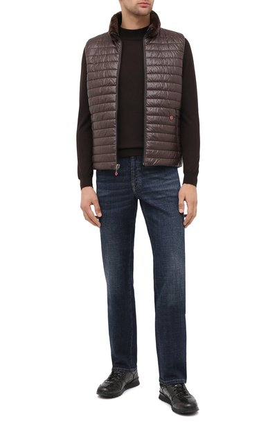 Кроссовки из кожи аллигатора KITON, арт. USSVLAZN00102/AMIS, фото 2