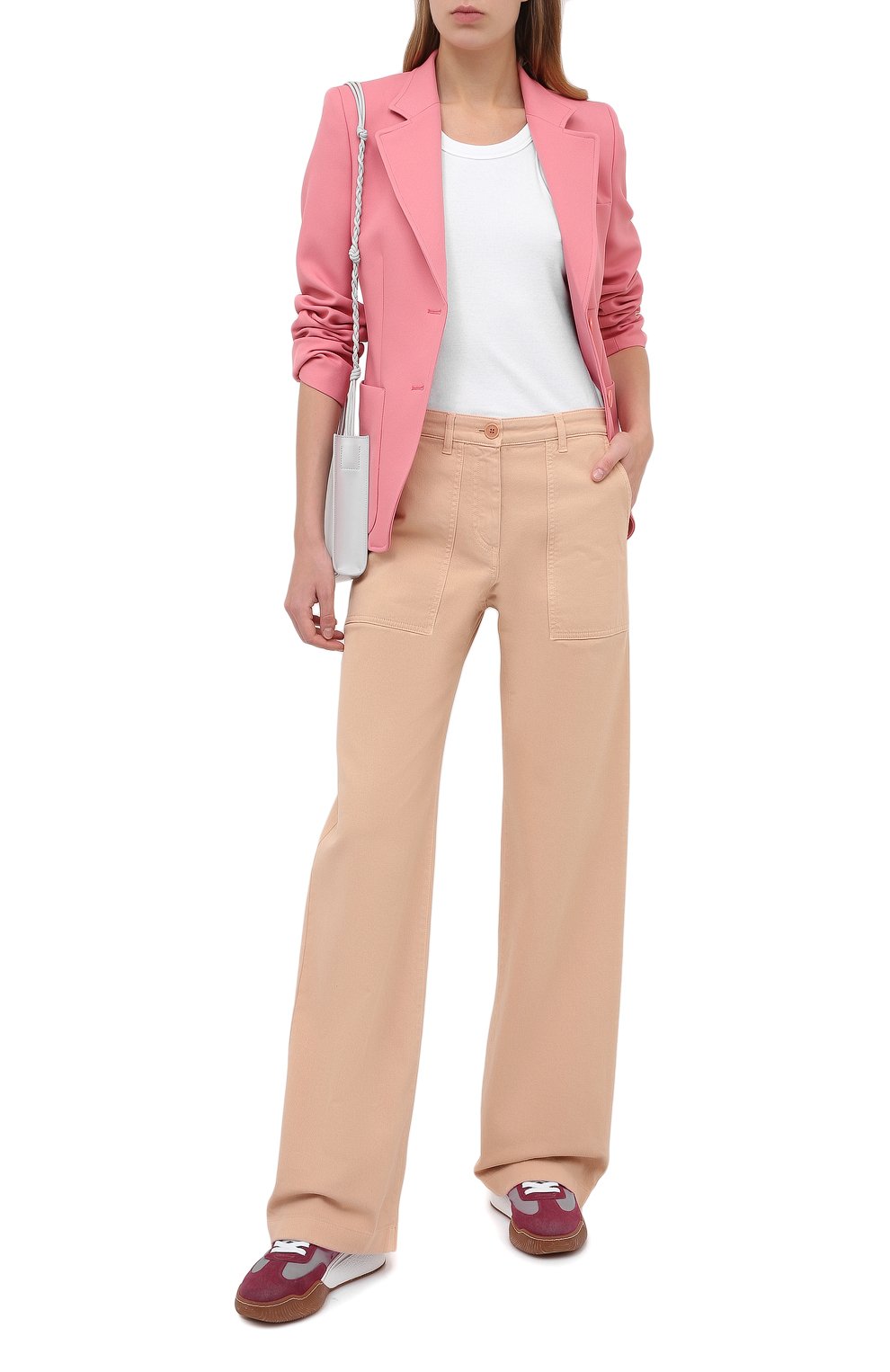 Жакет STELLA MCCARTNEY розового цвета по цене 107500 руб., арт. 601902/S0A36, фото 2 Жакет STELLA MCCARTNEY, арт. 601902/S0A36, фото 2