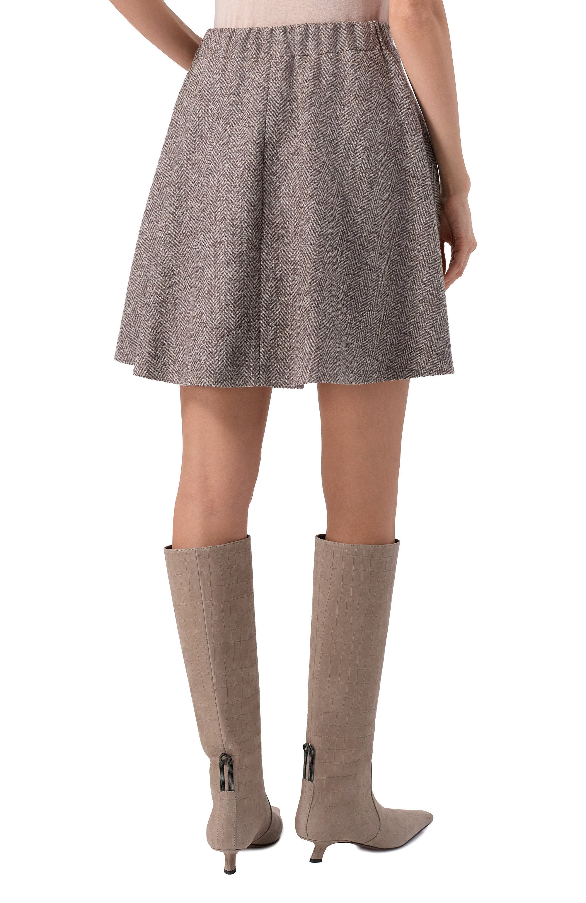 Шерстяная юбка BRUNELLO CUCINELLI, арт. MG529G3919, фото 4