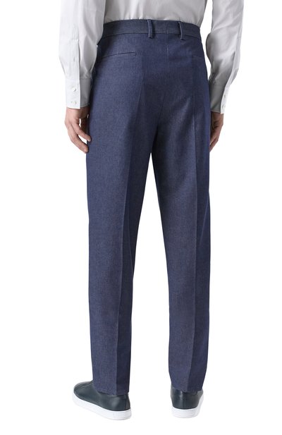 Брюки из хлопка и кашемира BRUNELLO CUCINELLI, арт. MY446E1450, фото 4