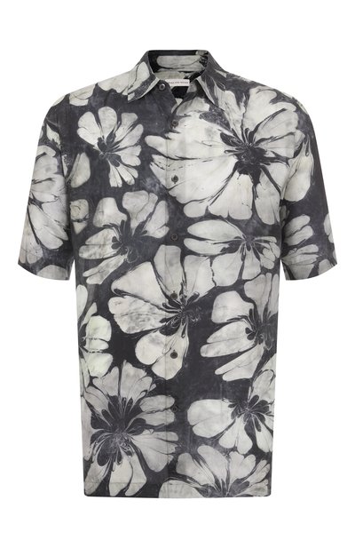 Мужская шелковая рубашка DRIES VAN NOTEN, арт. 251-020700-1202