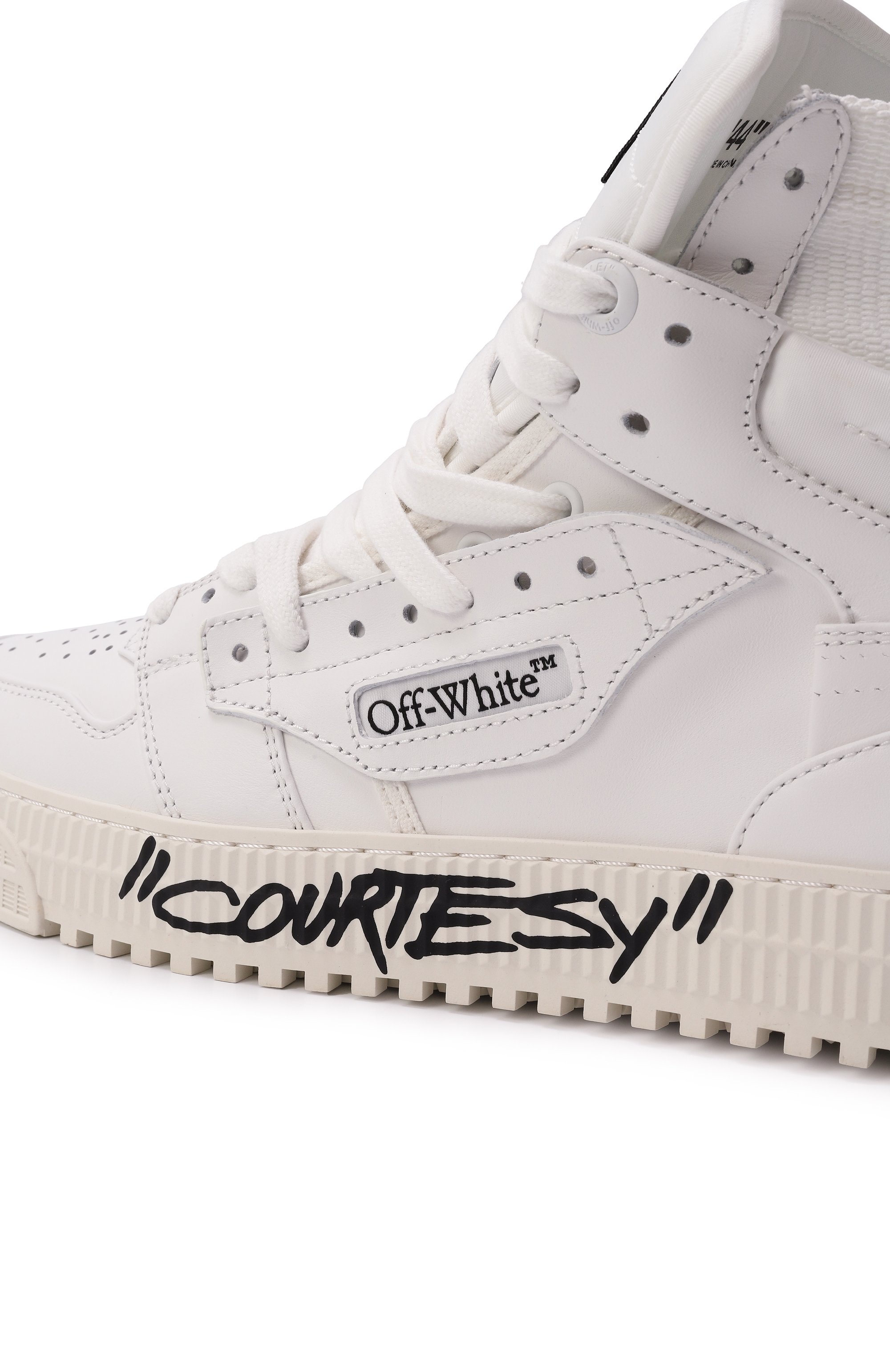 Кожаные кеды 3.0 off court courtesy OFF-WHITE, арт. 0MIA065C99LEA007, фото 7