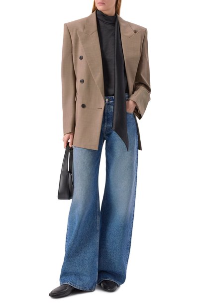 Кожаные лоферы alain SAINT LAURENT, арт. 841451/AAE8T, фото 3