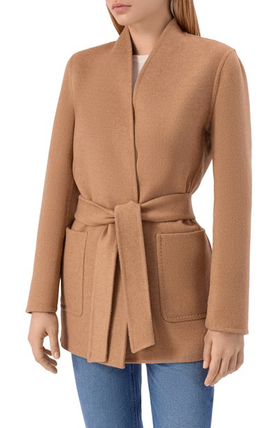 Шерстяное полупальто MAX MARA, арт. HAR0LD, фото 3