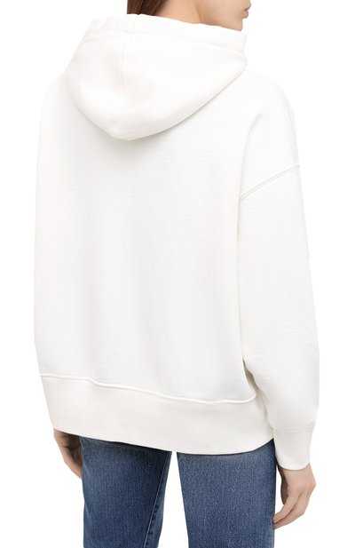 Хлопковое худи PALM ANGELS белого цвета по цене 72100 руб., арт. PWBB023F20FLE0030360, фото 4 Хлопковое худи PALM ANGELS, арт. PWBB023F20FLE0030360, фото 4