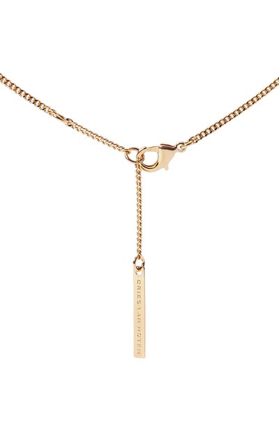 Колье DRIES VAN NOTEN золотого цвета по цене 82650 руб., арт. 138202/0063, фото 4 Колье DRIES VAN NOTEN, арт. 138202/0063, фото 4
