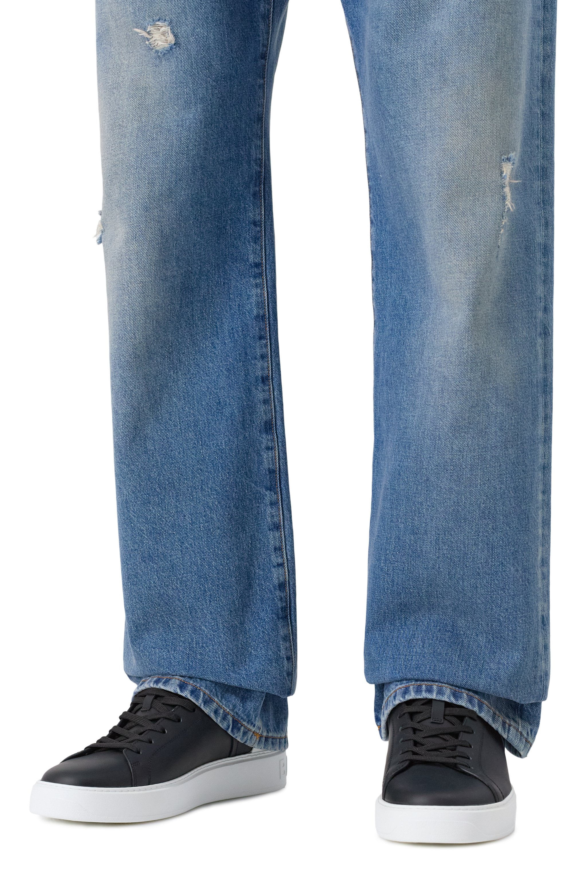 Кожаные кеды b-court BALMAIN, арт. DM1VI288/LVTR, фото 3