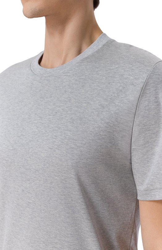Хлопковая футболка Zimmerli 286M-1447 Серый  286M-1447 Фото 5