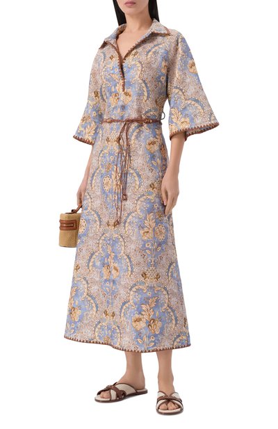 Комбинированные шлепанцы paros GIANVITO ROSSI, арт. G10107.05CU0.VPSCUNT, фото 3