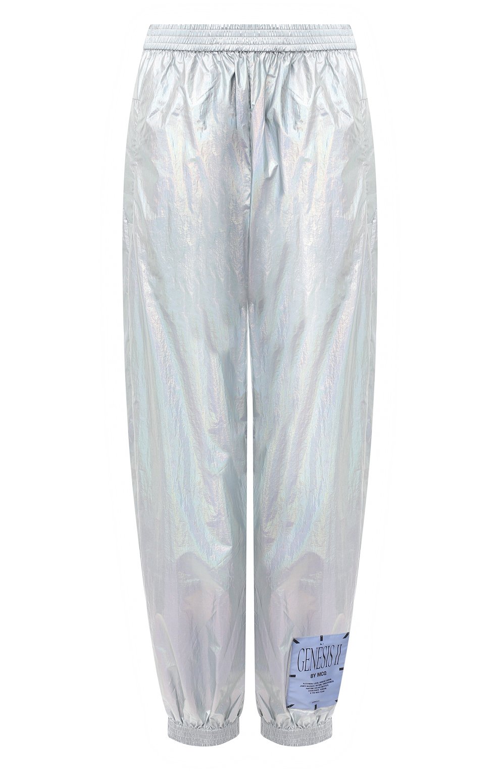 Джоггеры MCQ серебряного цвета по цене 43250 руб., арт. 623266/RPF18, фото 1 Джоггеры MCQ, арт. 623266/RPF18, фото 1