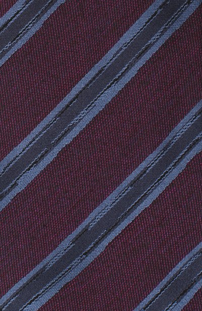 Галстук из шелка и шерсти ZEGNA фиолетового цвета по цене 20700 руб., арт. Z8E34/18H, фото 3 Галстук из шелка и шерсти ZEGNA, арт. Z8E34/18H, фото 3