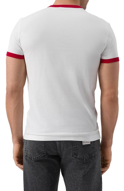 Хлопковая футболка DOLCE & GABBANA, арт. G8PV1T/G704X, фото 4