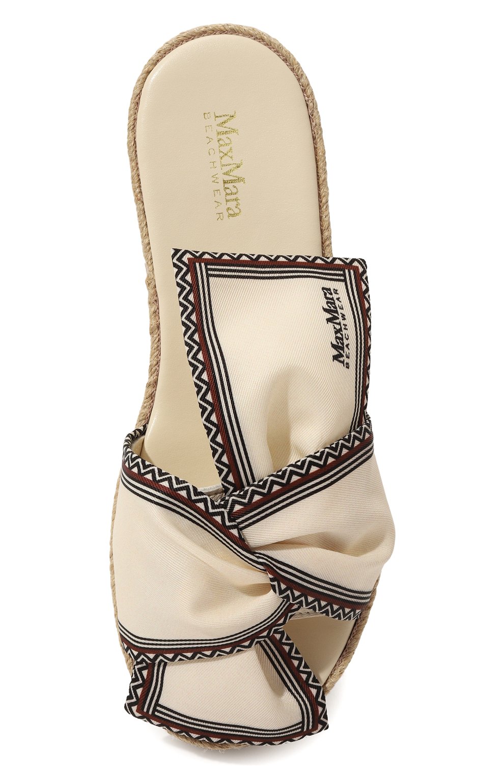 Текстильные шлепанцы WEEKEND MAX MARA, арт. CALAMAI 23352101, фото 6