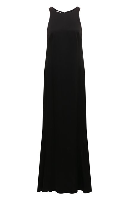 Женское платье BRUNELLO CUCINELLI черного цвета, арт. M0H38A5190 | Фото 1 (Драгоценные камни: Проставлено; Длина Ж (юбки, платья, шорты): Макси; Материал внешний: Вискоза, Синтетический материал; Материал сплава: Проставлено; Случай: Вечерний; Женское Кросс-КТ: Платье-одежда; Стили: Кэжуэл)