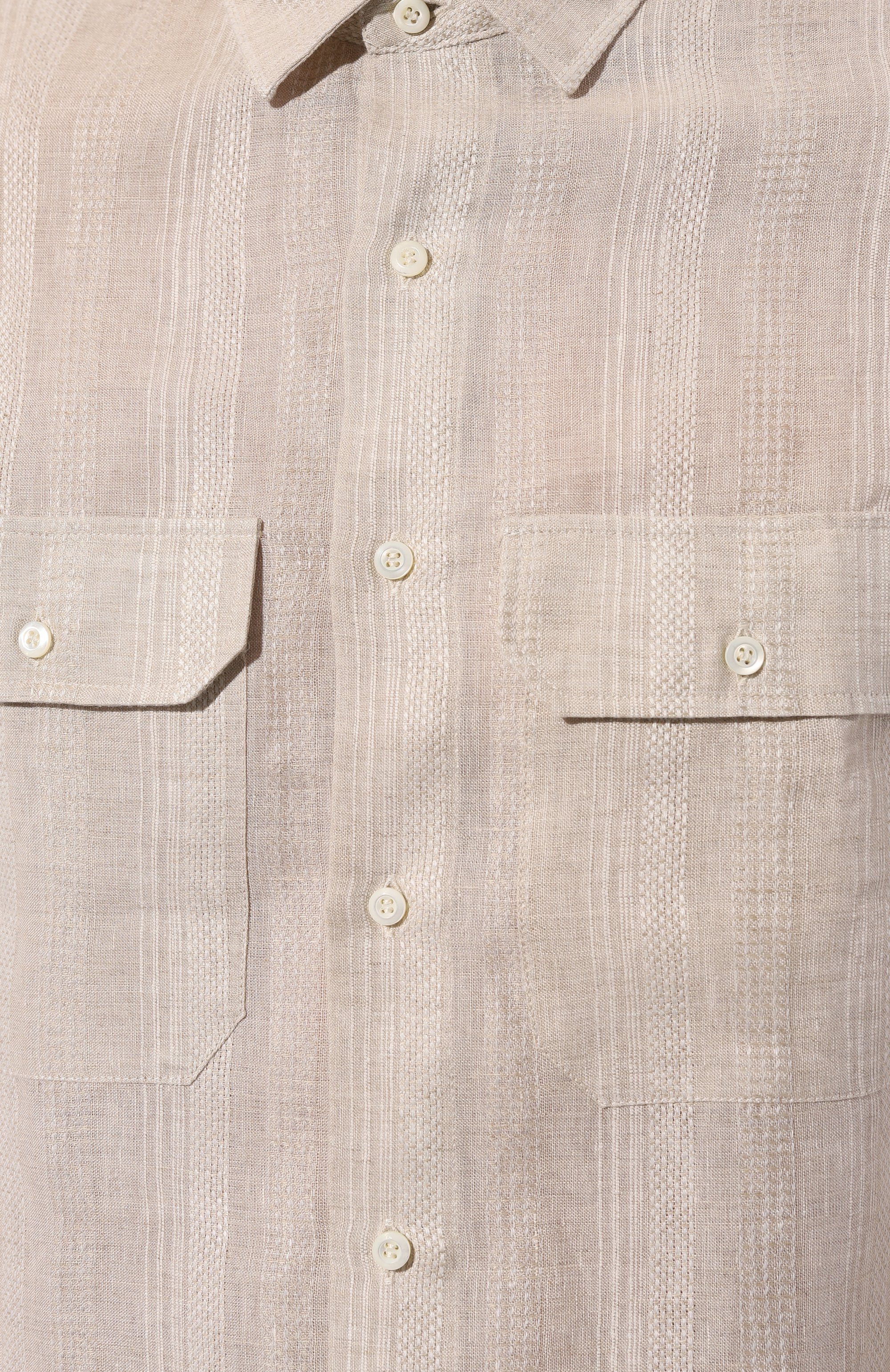 Льняная рубашка BRUNELLO CUCINELLI, арт. MM6510626, фото 5