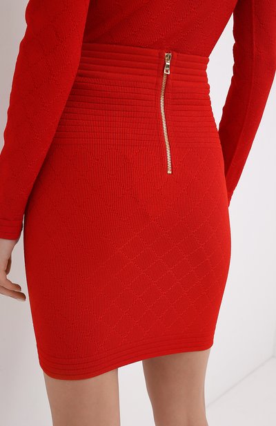 Юбка из вискозы BALMAIN, арт. UF14311/K110, фото 4