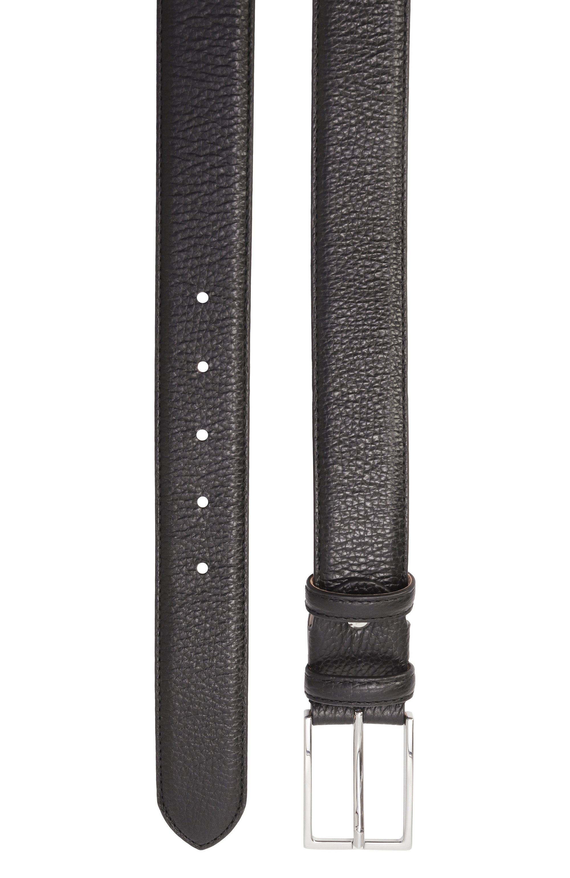 Кожаный ремень DOUCAL'S черного цвета по цене 28350 руб., арт. DC0001SIGMUF2159, фото 3 Кожаный ремень DOUCAL'S, арт. DC0001SIGMUF2159, фото 3