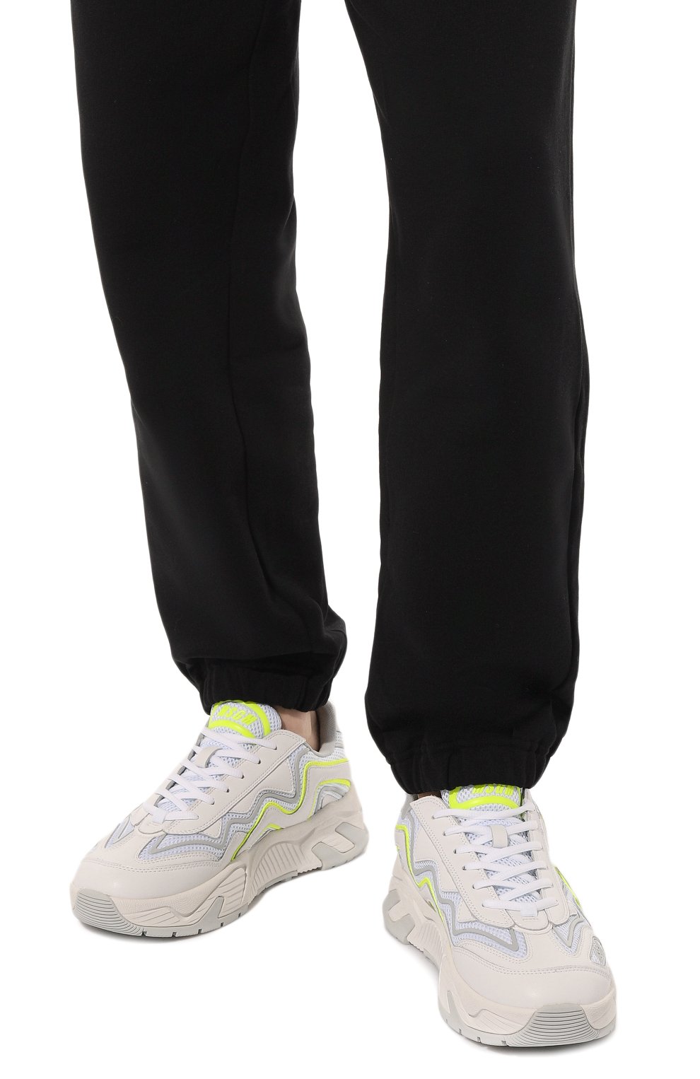 Комбинированные кроссовки MSGM, арт. 3440MS701 340, фото 3