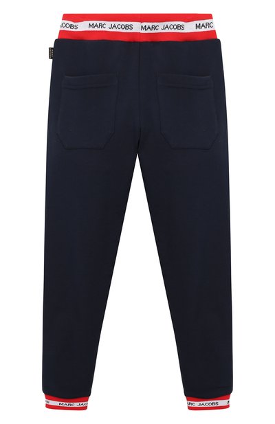 Хлопковые джоггеры MARC JACOBS (THE) синего цвета по цене 9950 руб., арт. W24207, фото 2 Хлопковые джоггеры MARC JACOBS (THE), арт. W24207, фото 2