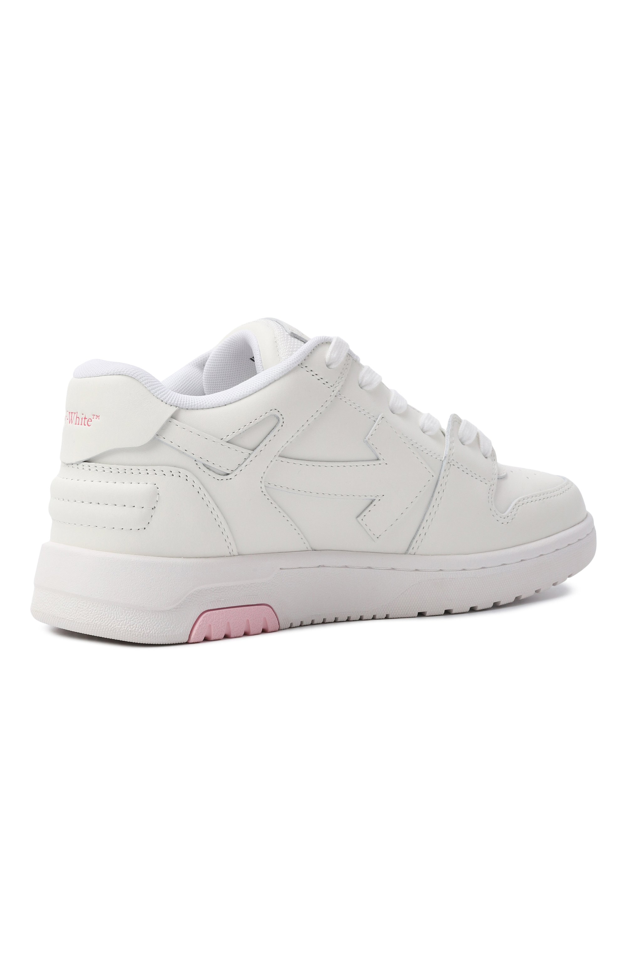 Кожаные кеды out of office OFF-WHITE, арт. 0GIA007F25LEA0020183/34-36, фото 3