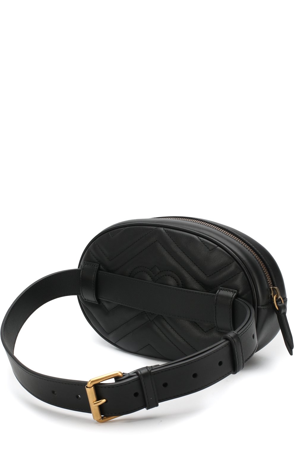 Поясная сумка gg marmont GUCCI черного цвета по цене 138500 руб., арт. 491294/DSVRT, фото 3 Поясная сумка gg marmont GUCCI, арт. 491294/DSVRT, фото 3
