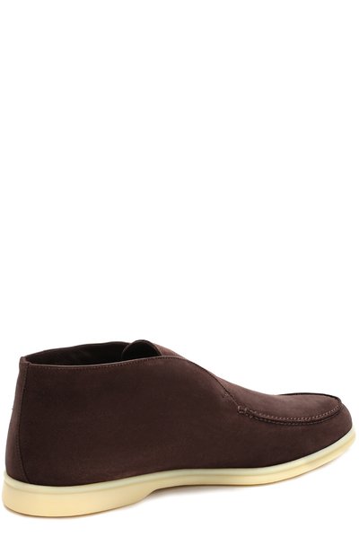 Замшевые ботинки open walk без шнуровки LORO PIANA, арт. FAG3646, фото 4
