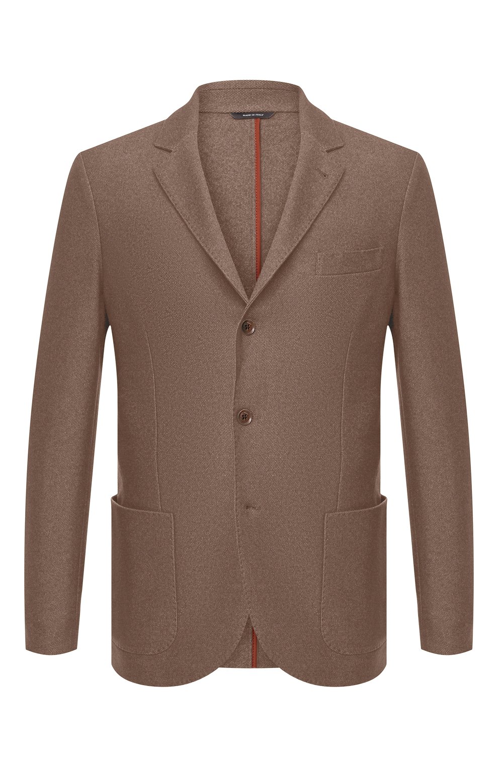 Пиджак из шелка и кашемира LORO PIANA коричневого цвета по цене 299500 руб., арт. FAI2572, фото 1 Пиджак из шелка и кашемира LORO PIANA, арт. FAI2572, фото 1