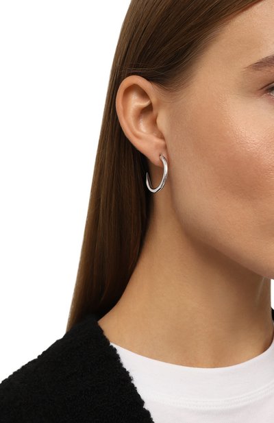 Моносерьга LEVASHOVAELAGINA серебряного цвета по цене 10000 руб., арт. Серьга nail, фото 2 Моносерьга LEVASHOVAELAGINA, арт. Серьга nail, фото 2