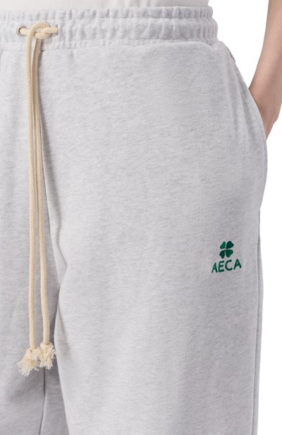 Хлопковые джоггеры AECA WHITE, арт. AWCMFWBDBSLSO001C0.LIGHT GREY (L), фото 5
