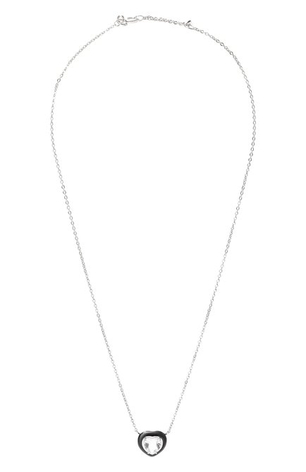 Женская подвеска с хрусталем и черной эмалью courage MOONKA, арт. crg-nl1-crs