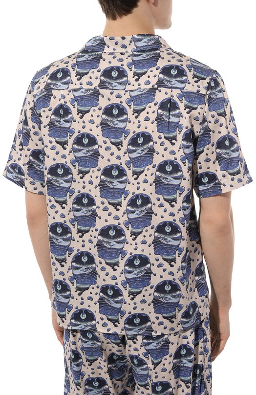 Рубашка из вискозы GmbH Синий, фото 4