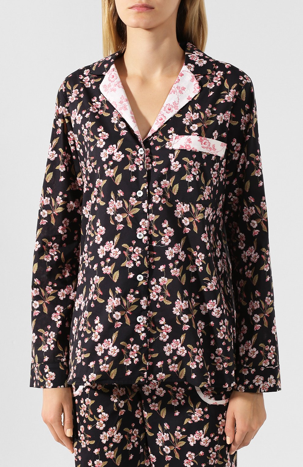 Хлопковая пижама YOLKE, арт. SS20-42C-RB-B, фото 2