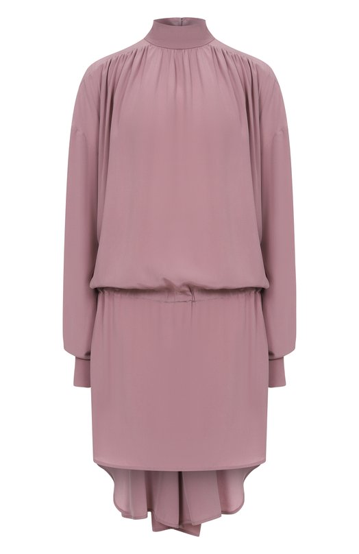 Шелковое платье Ann Demeulemeester B0013129/FA634 Розовый B0013129/FA634