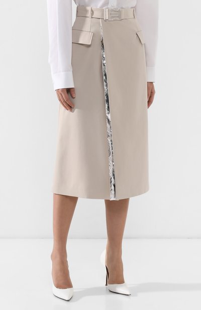 Юбка-миди с поясом MAISON MARGIELA, арт. S51MA0342/S48086, фото 3