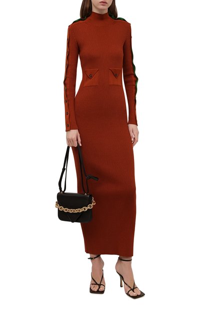 Сумка mount small BOTTEGA VENETA темно-коричневого цвета по цене 309500 руб., арт. 667399/V12J0, фото 3 Сумка mount small BOTTEGA VENETA, арт. 667399/V12J0, фото 3